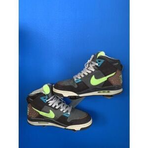 Nike Men’s Air Flight Condor High Blue Zebra Size 8.5 366574-003